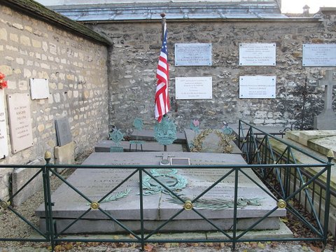 Paris : Lafayette tomb