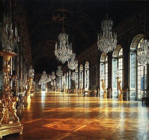 Versailles palais : galerie des glaces