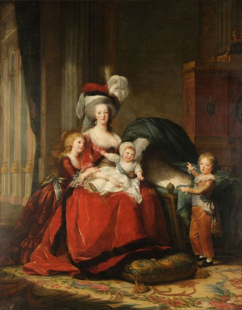Marie Antoinette with her children