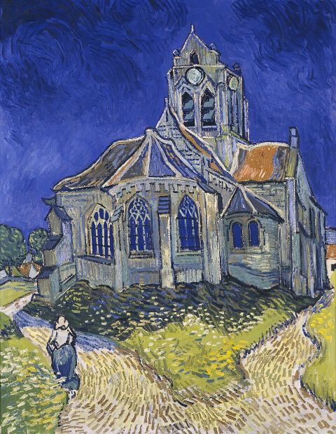 Auvers s/Oise : la iglesia